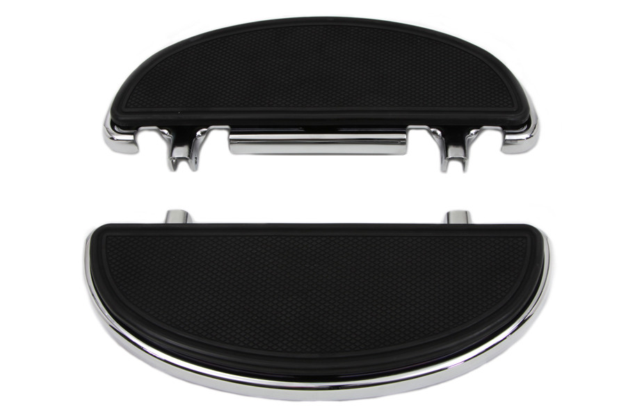 Wyatt Gatling #055371 - Chrome Driver Half Moon Footboard Set