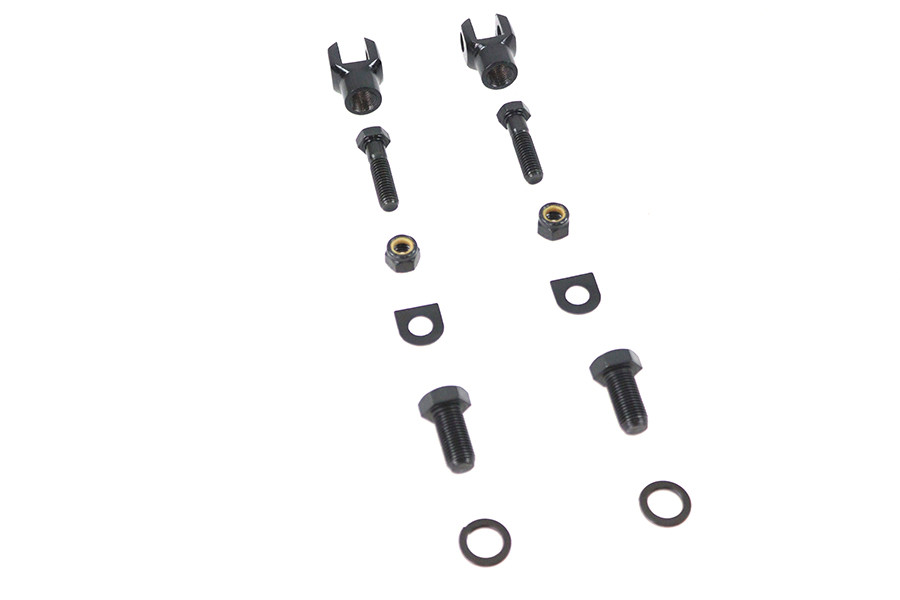 V-Twin - Footpeg Mount Yoke Set Black