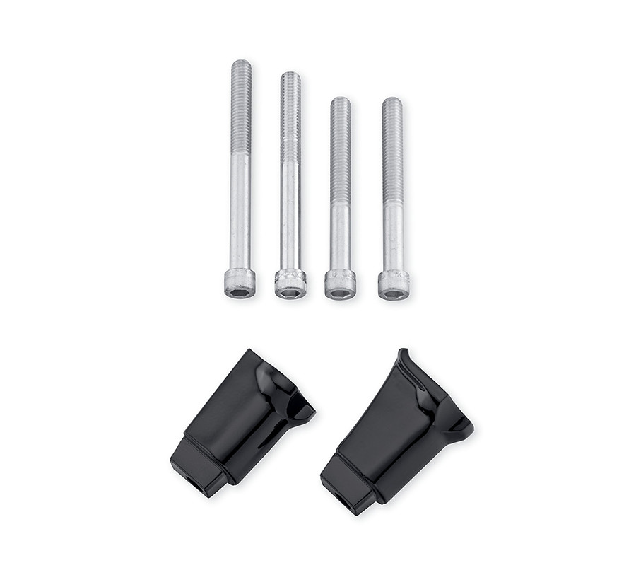 V-Twin #50501118 - Passenger Footboard Adapter Set Black