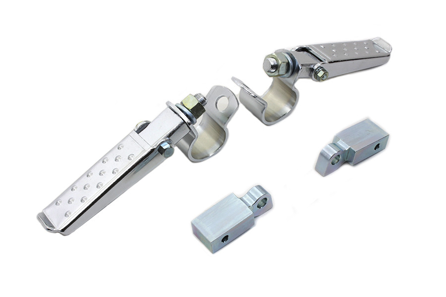 V-Twin - Steel Dimpled Footpeg Kit