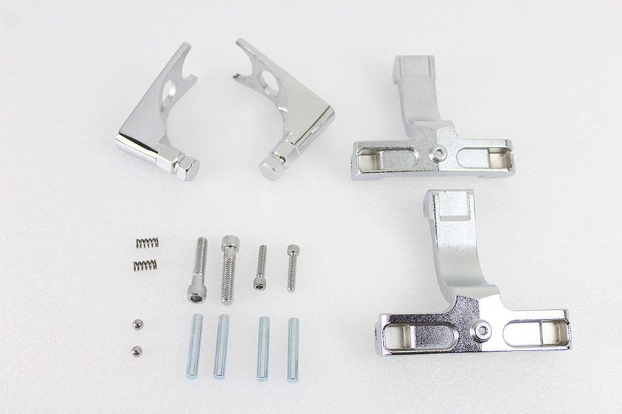Wyatt Gatling #057254 - Chrome Passenger Footboard Mount Kit