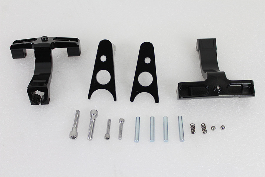 Wyatt Gatling #057255 - Black Passenger Footboard Mount Kit