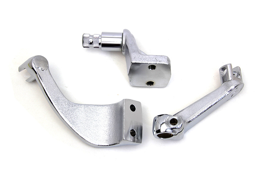 V-Twin - Chrome Driver Replica Footpeg Mount Set