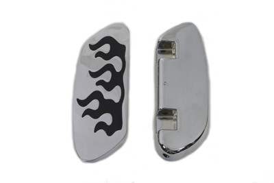 Wyatt Gatling - Passenger Footboard Set with Flame Design
