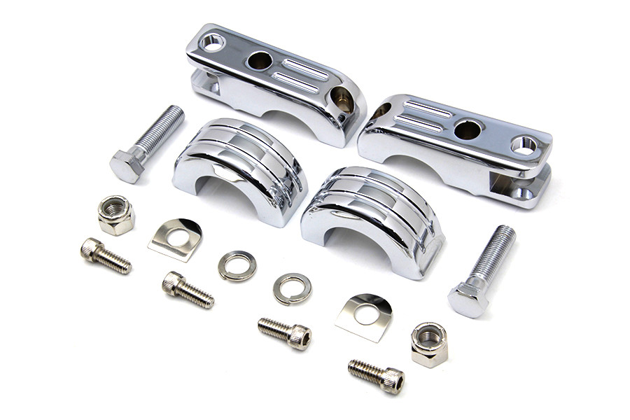 V-Twin - Billet Footpeg Mount Set