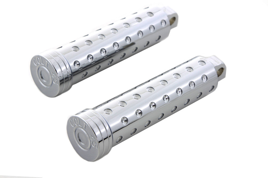 Wyatt Gatling #1328 - Chrome Colt 45 Footpeg Set