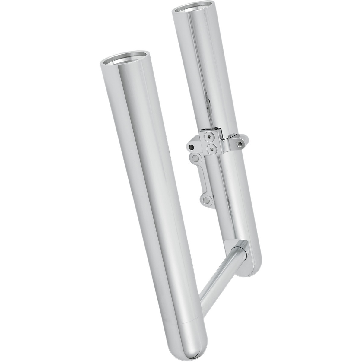 Arlen Ness #06-550 - Fork Legs - Chrome - Hot Legs - Custom Single Disc - Smooth - '07-'17 FLST