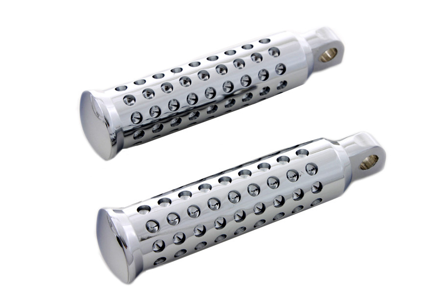Wyatt Gatling #8328 - Chrome Micro Holes Footpeg Set