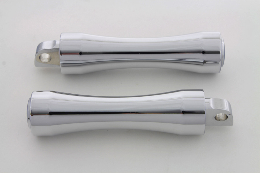 Wyatt Gatling #9634 - Chrome Contour End Footpeg Set