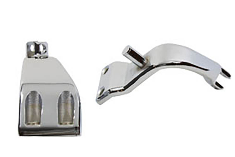 V-Twin - FXD Driver Footpeg Support Set Chrome
