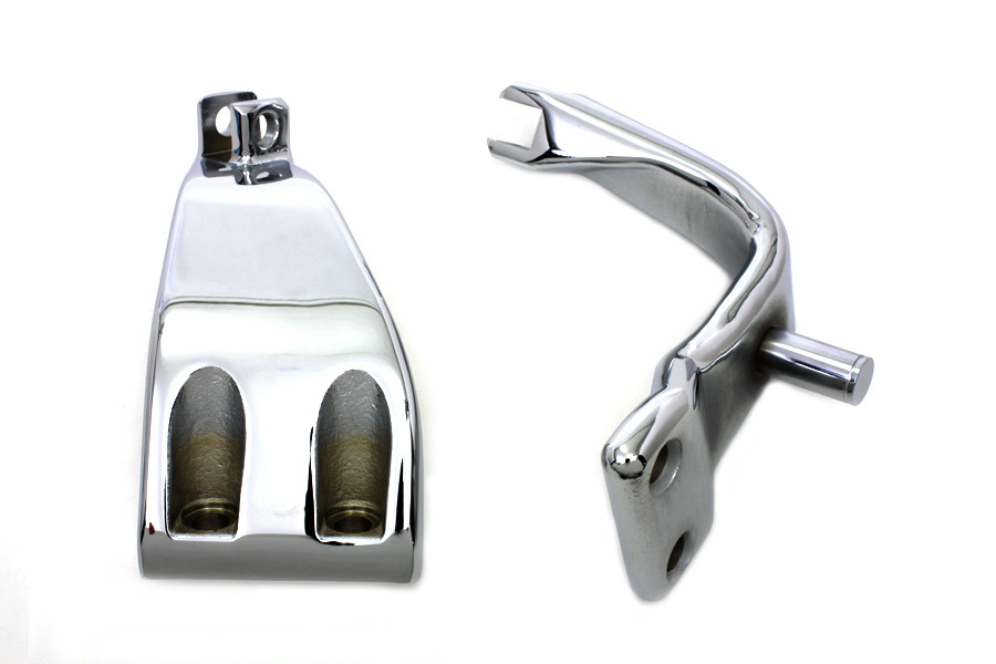 V-Twin - FXD Driver Footpeg Support Set Chrome