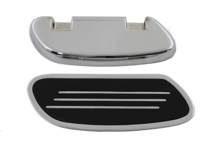 Wyatt Gatling - Driver Footboard Set Chrome Streamliner Style