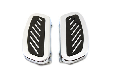Wyatt Gatling - Driver Footboard Set Chrome Streamliner Design