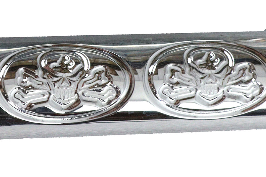 Wyatt Gatling - Chrome Skull Style Footpeg Set