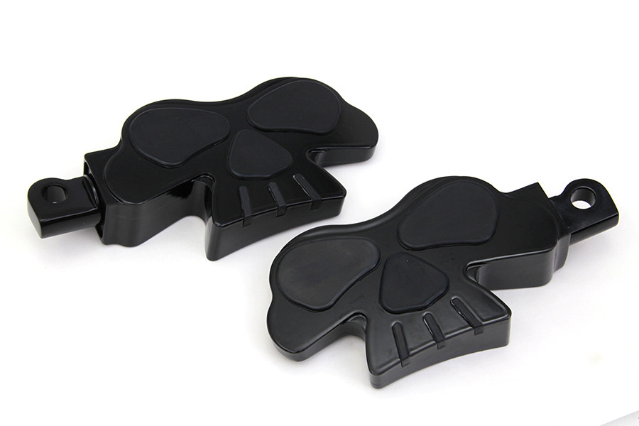 Wyatt Gatling #P17-0331MDGB - Skull Face Footpeg Set