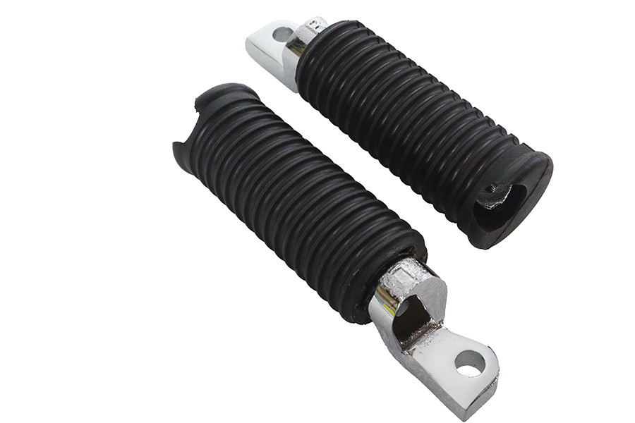 V-Twin #352230 - Chrome Drop Style Footpeg Set