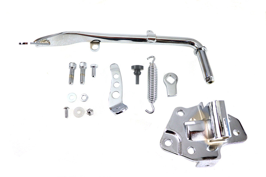 V-Twin - Chrome Jiffy Kickstand Kit