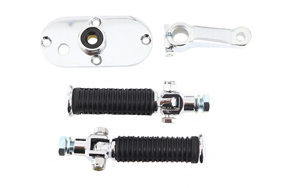 V-Twin - FX Mid-Footpeg Set Chrome