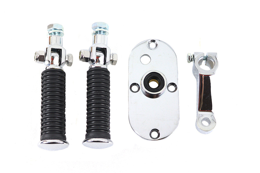 V-Twin - FX Mid-Footpeg Set Chrome