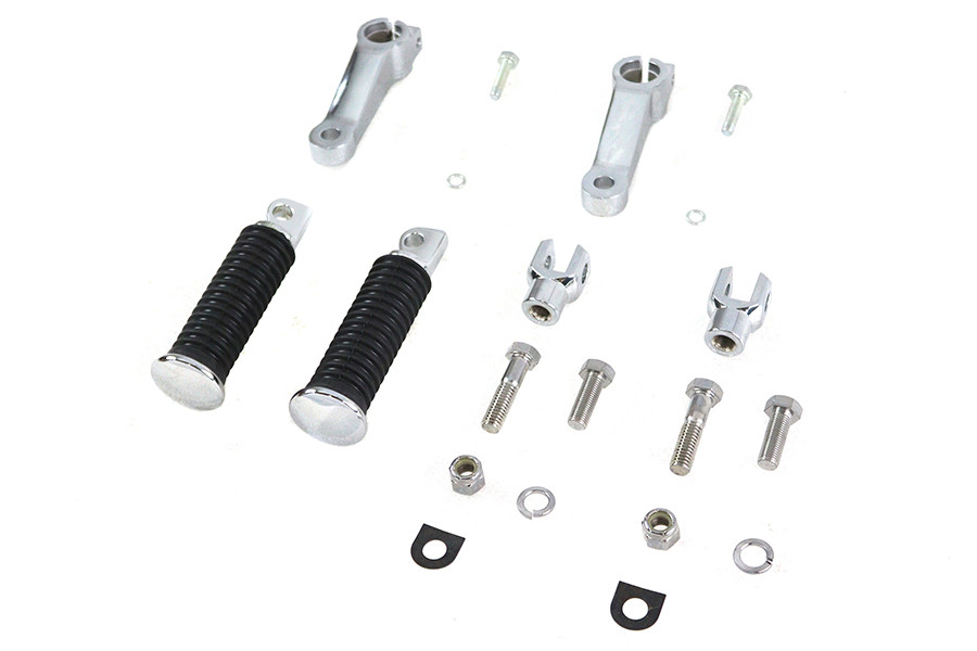 V-Twin - FX Footpeg Mount Kit Chrome