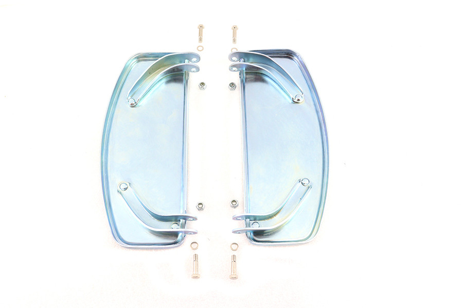 V-Twin - 'D' Driver Footboard Set Zinc