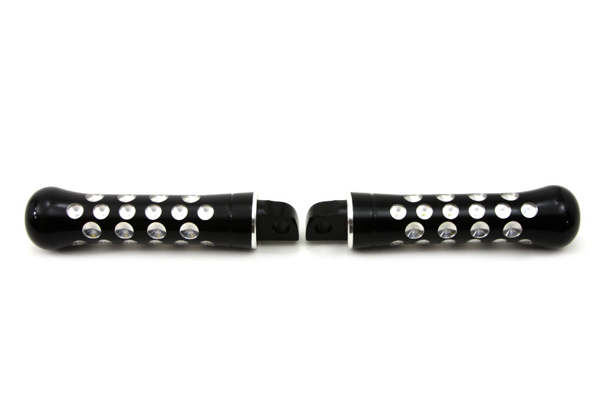 Wyatt Gatling #8050 - Black Contour Agostinni Footpeg Set