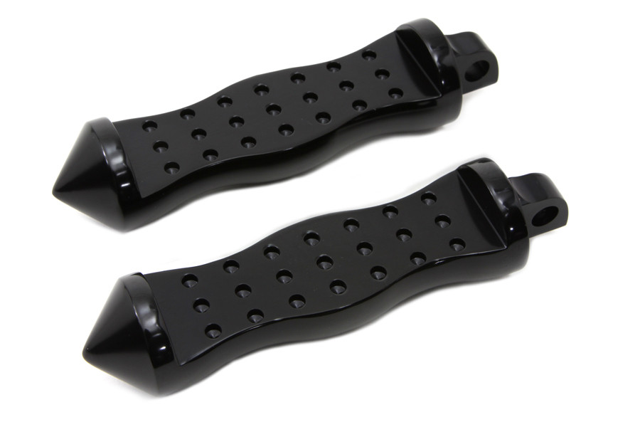 Wyatt Gatling #1478 - Black Form Factor Footpeg Set Druid Style