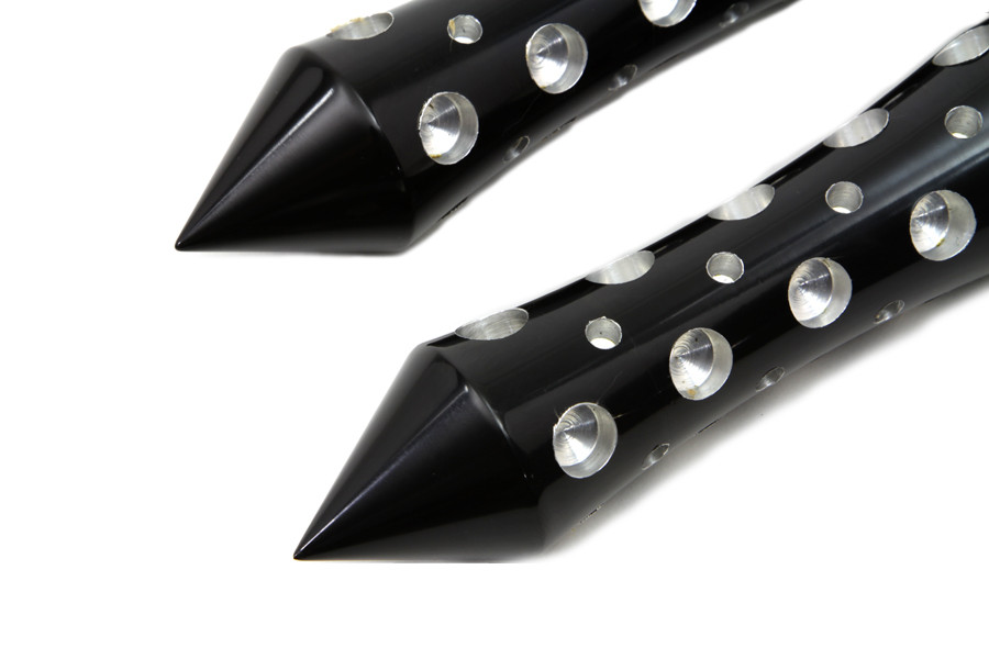 Wyatt Gatling #4626 - Black Agostinni Spike Style Footpeg Set