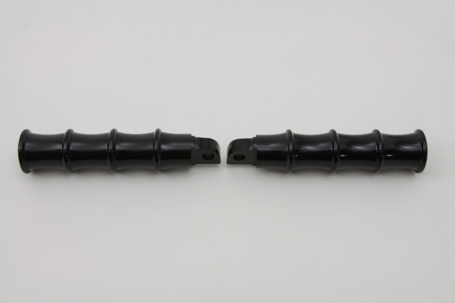 Wyatt Gatling #8047 - Black Tribal Style Footpeg Set