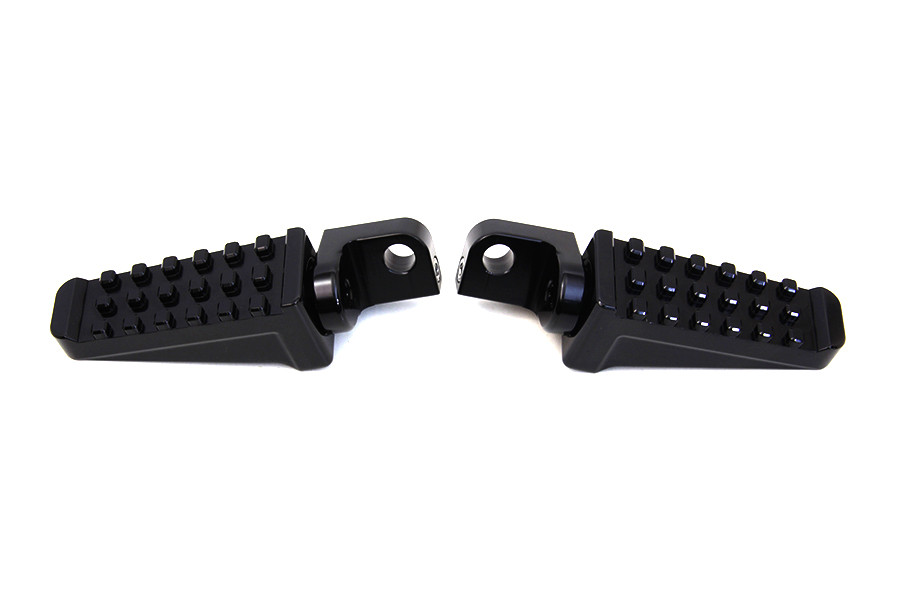 Wyatt Gatling #78236B - Black Racer Style Footpeg Set