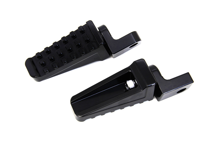 Wyatt Gatling #78236B - Black Racer Style Footpeg Set