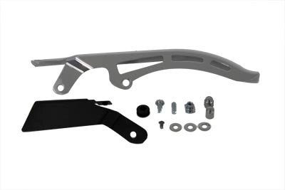 V-Twin #60649-07 - Chrome Rear Belt Guard Upper