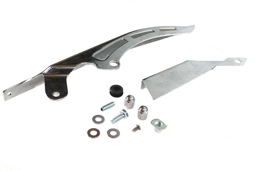 V-Twin - Chrome Upper Rear Belt Guard