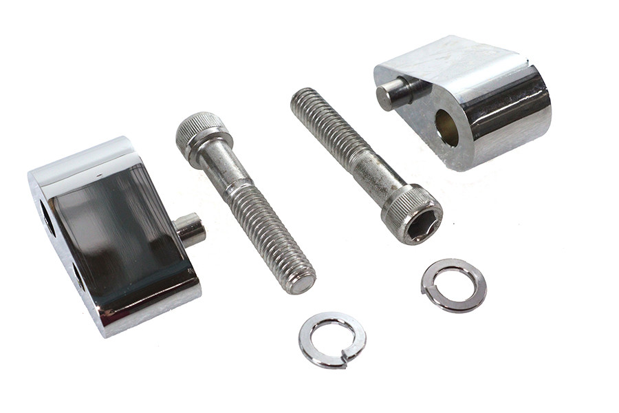 V-Twin - Passenger Footboard Extension Spacer Chrome