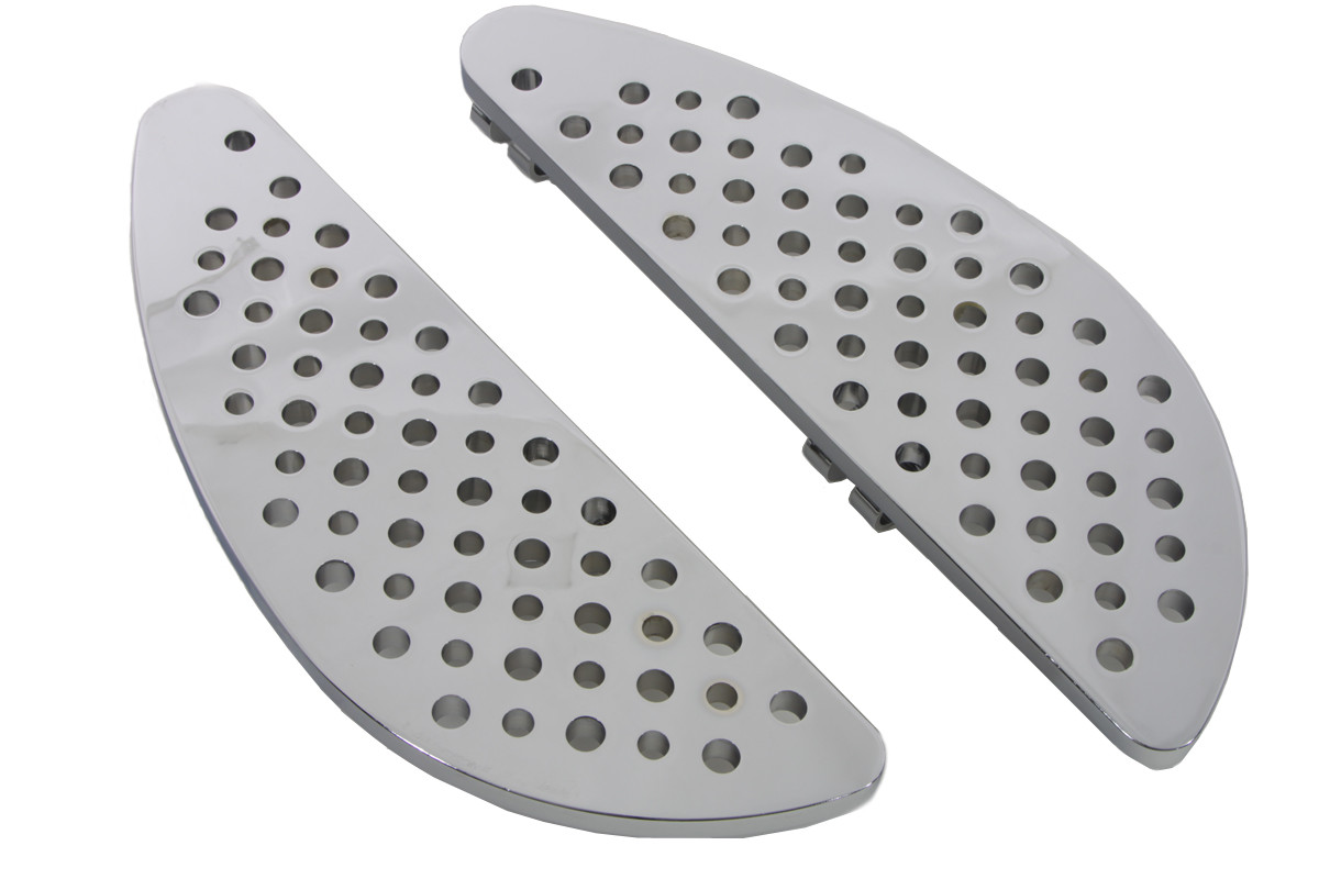 Wyatt Gatling #8907 - Driver Chrome Half Moon Footboard Set