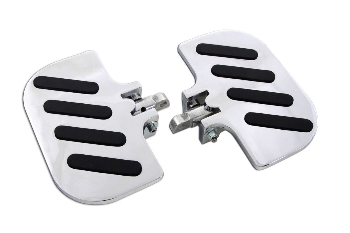 Wyatt Gatling #5690 - Chrome Slot Inverted Passenger Footboard Set