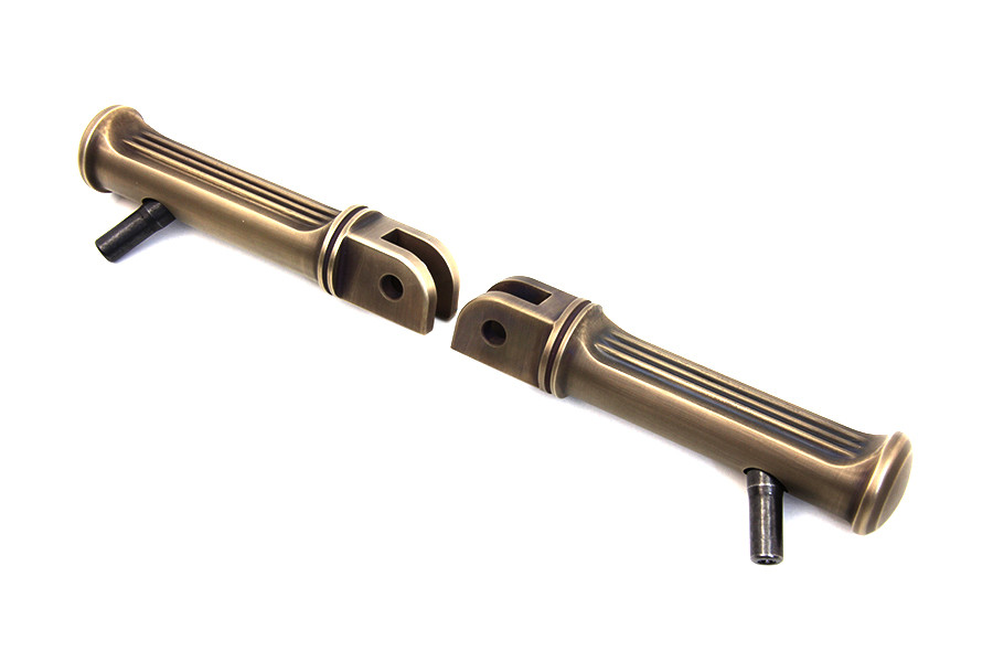 Wyatt Gatling #78308 - Brass Driver Footpeg Set