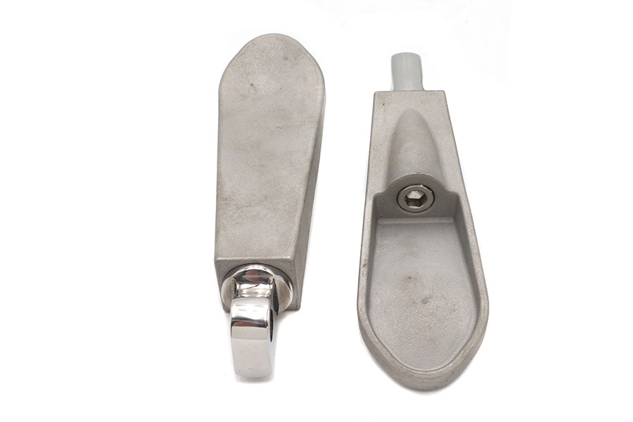 V-Twin - Chrome Spoon Footpeg Set