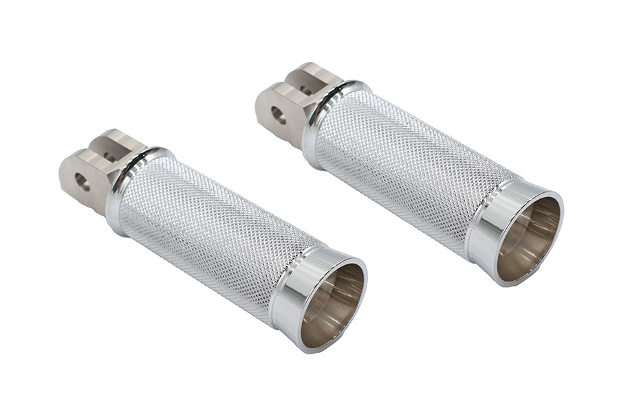 V-Twin #78982 - M8 Speedster Driver Footpeg Set Chrome