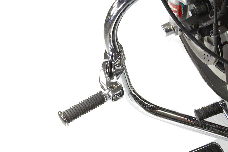 Wyatt Gatling #77461 - Short Angled Footpeg Mount Kit Chrome