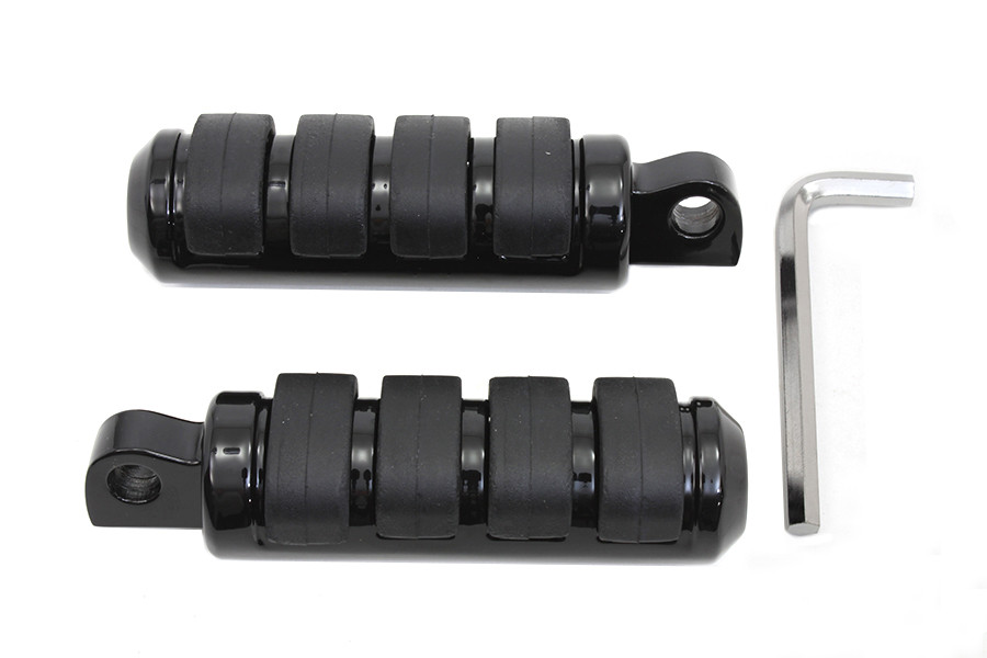 Wyatt Gatling #72281BK - Small Cats Paw Footpeg Set Black