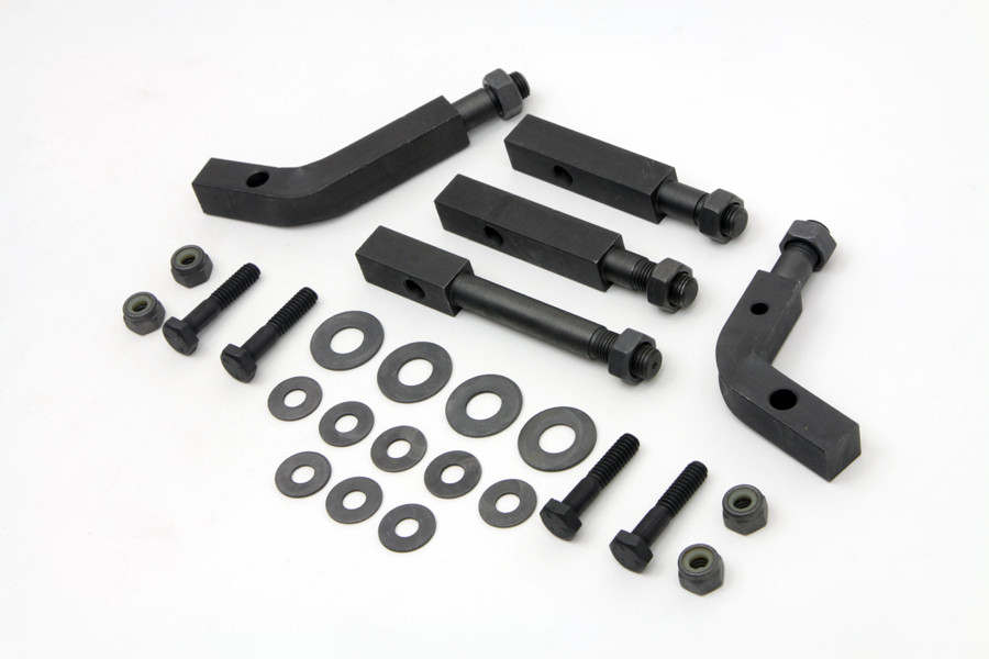 Wyatt Gatling #70506B - Footboard Mount Bracket Kit Parkerized