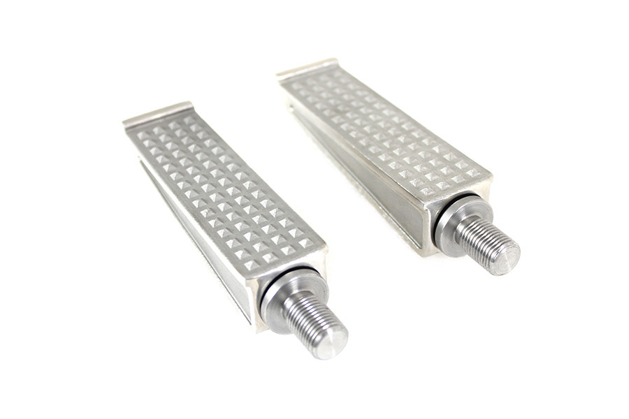 V-Twin - Anderson Footpeg Set Stainless Steel