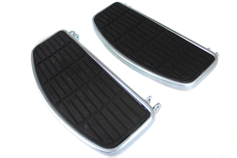 V-Twin - 'D' Driver Footboard Set Zinc