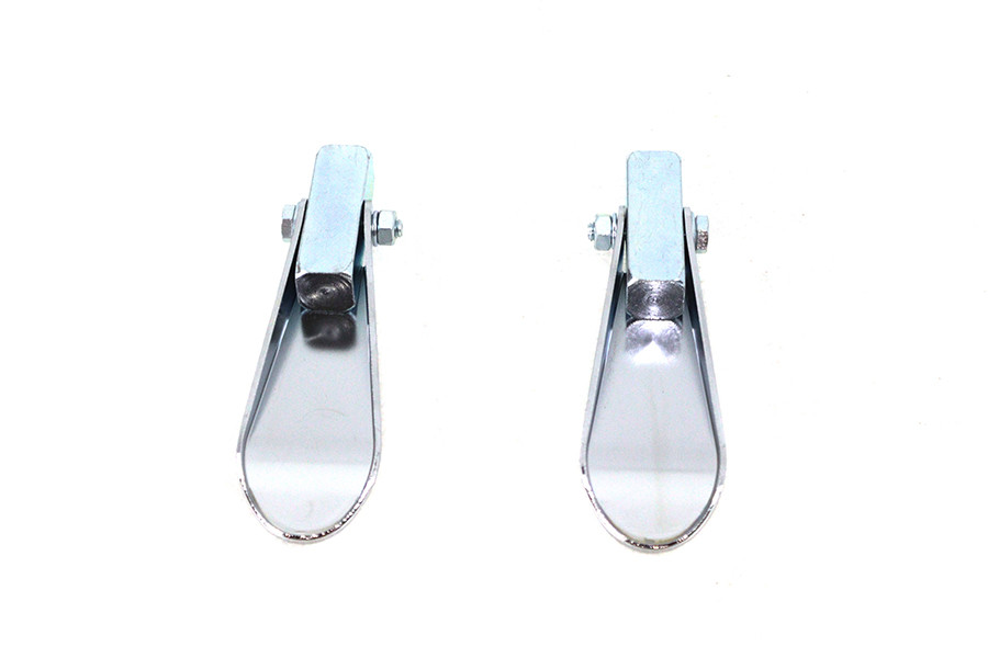 V-Twin - Chrome Spoon Footpeg Set
