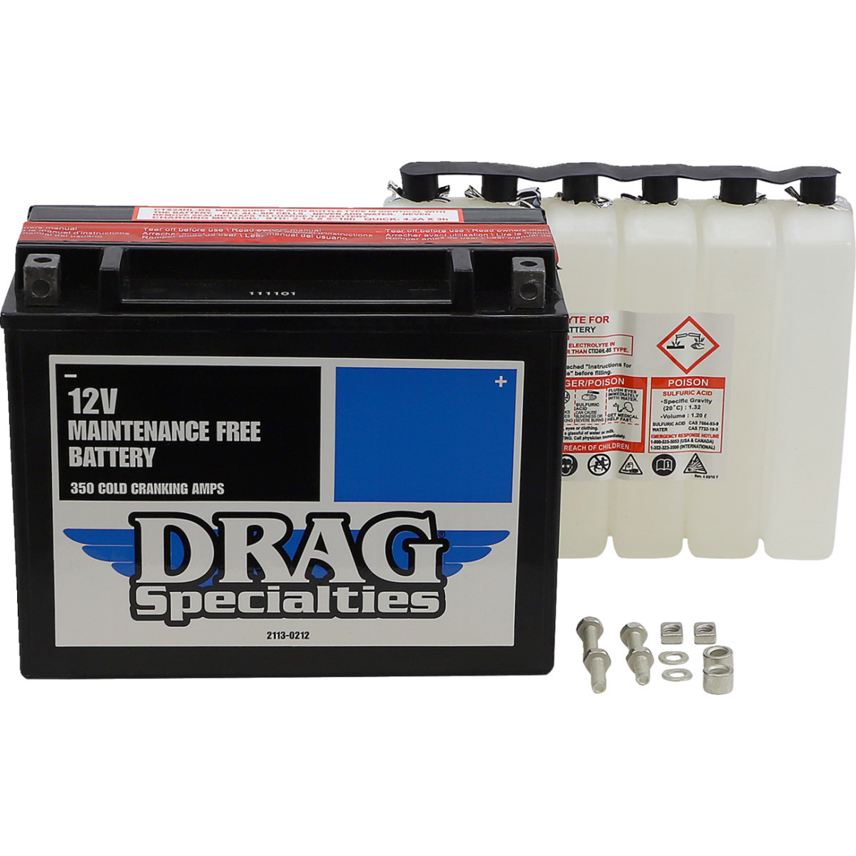 Drag Specialties - AGM Battery - YTX24HLBS