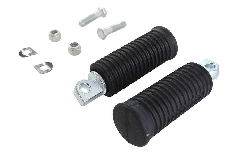 V-Twin #19132 - Replica Large Rubber Footpeg Set