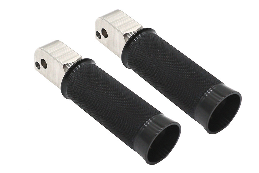 V-Twin #78983B - M8 Speedster Passenger Footpeg Set Black