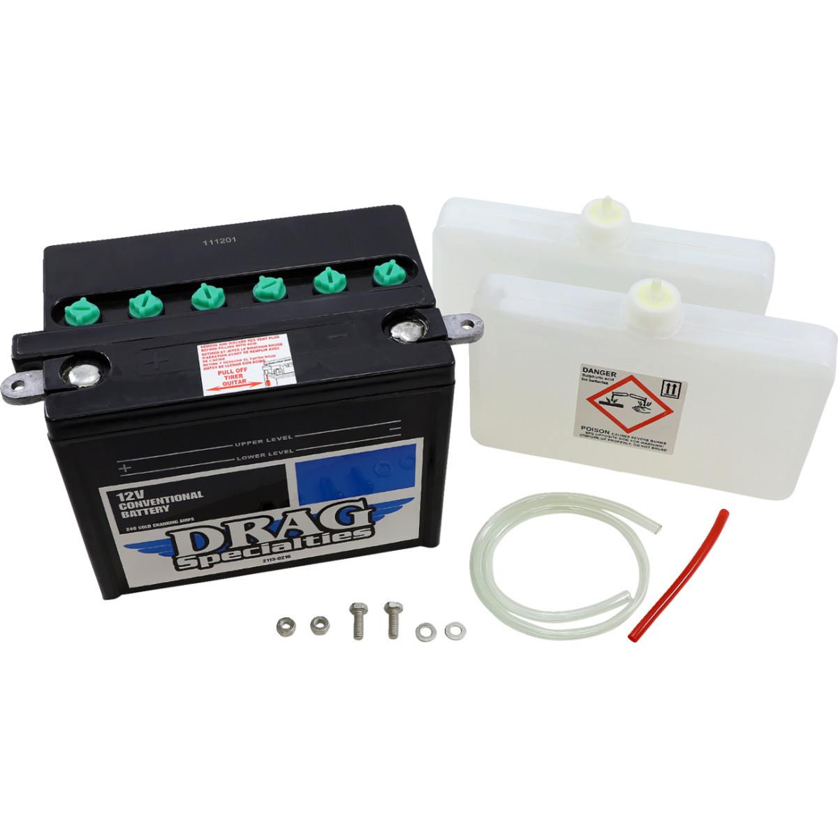 Drag Specialties - Battery Kit - CHD4-12