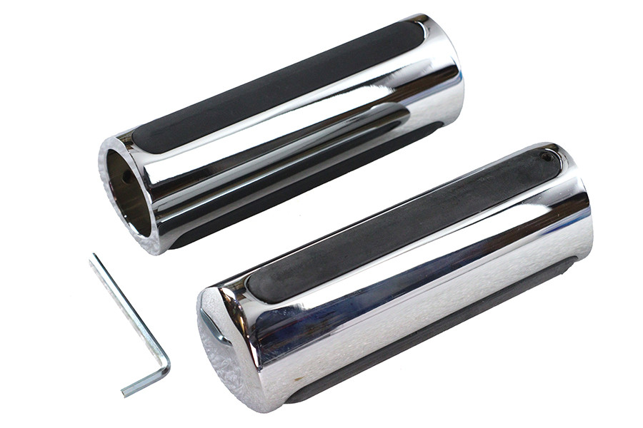 Wyatt Gatling #17-0563 - Chrome Delta Style Grip Set